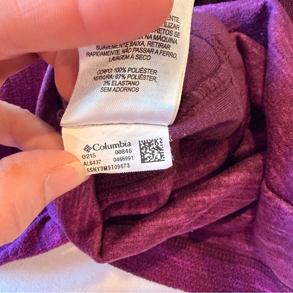 Columbia Women's Plum Half-Zip Cowl Pullover - Picture 7 of 7